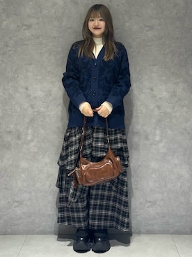「PAGEBOY（ページボーイ）のアイテム（スカート）」を使った、アイさん（レディース・154cm）の冬コーディネート