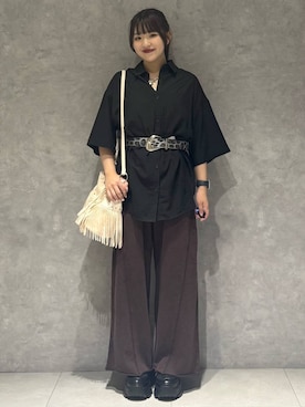 「アイテム（スウェットパンツ）」を使った、アイさん（レディース・154cm・20代）の夏コーディネート