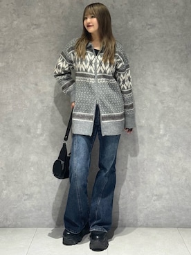 「PAGEBOY（ページボーイ）のアイテム（Tシャツ/カットソー）」を使った、アイさん（レディース・154cm）の秋コーディネート