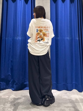 「PBLIM（ページボーイリム）のアイテム」を使った、アイさん（レディース・154cm）の夏コーディネート