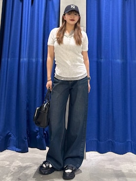 「PAGEBOY（ページボーイ）のアイテム（パンツ）」を使った、アイさん（レディース・154cm）の春コーディネート