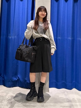 「PAGEBOY（ページボーイ）のアイテム」を使った、アイさん（レディース・154cm）の秋コーディネート