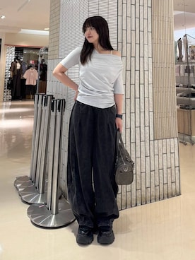「PAGEBOY（ページボーイ）のアイテム」を使った、アイさん（レディース・154cm）の夏コーディネート