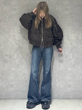 「PAGEBOY（ページボーイ）のアイテム」を使った、アイさん（レディース・154cm）の冬コーディネート