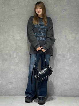 アイさん（レディース・154cm）の冬コーディネート