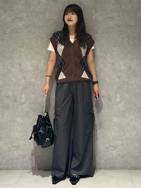 アイさん(レディース・154cm)の秋コーディネート