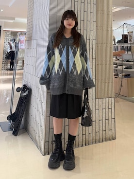 「PBLIM（ページボーイリム）のアイテム」を使った、アイさん（レディース・154cm）の秋コーディネート