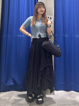 「アイテム（ファッション雑貨）」を使った、アイさん（レディース・154cm）の春コーディネート