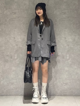 「PAGEBOY（ページボーイ）のアイテム」を使った、アイさん（レディース・154cm）の秋コーディネート