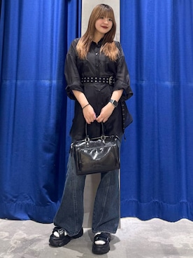 「PAGEBOY（ページボーイ）のアイテム（パンツ）」を使った、アイさん（レディース・154cm）の春コーディネート