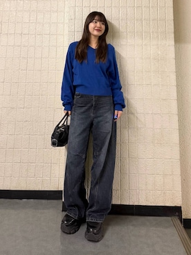 アイさん(レディース・154cm)の秋コーディネート