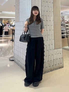 「PAGEBOY（ページボーイ）のアイテム」を使った、アイさん（レディース・154cm）の夏コーディネート