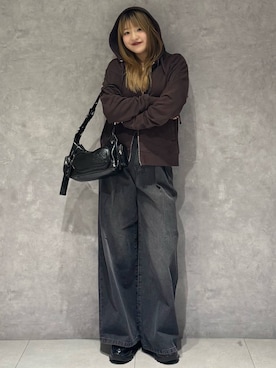 「PAGEBOY（ページボーイ）のアイテム（バッグ）」を使った、アイさん（レディース・154cm）の冬コーディネート