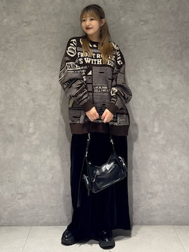 アイさん（レディース・154cm）の冬コーディネート