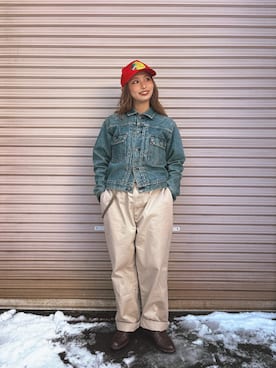 「アイテム（チノパンツ）」を使った、BUDDIES🏁SERIKAさん（レディース・155cm）の秋コーディネート