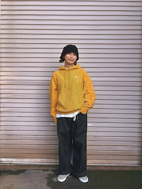 「BEN DAVIS（ベンデイビス）のアイテム」を使った、BUDDIES🏁SERIKAさん（レディース・155cm）の冬コーディネート