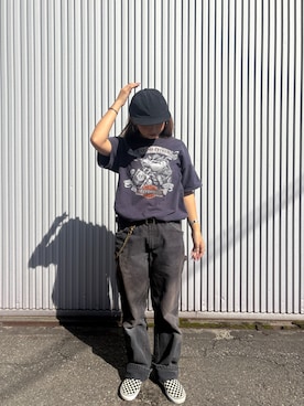 「アイテム（スリッポン）」を使った、BUDDIES🏁SERIKAさん（レディース・155cm）の秋コーディネート