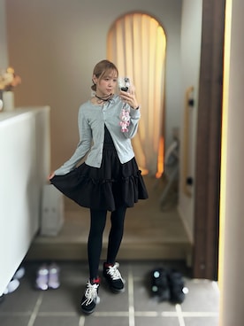 「Reebok（リーボック）のアイテム」を使った、ᶻᵏⁿさん（レディース・158cm）の秋コーディネート