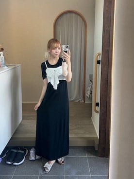 「アイテム（キャミソール）」を使った、ᶻᵏⁿさん（レディース・158cm・30代）の夏コーディネート