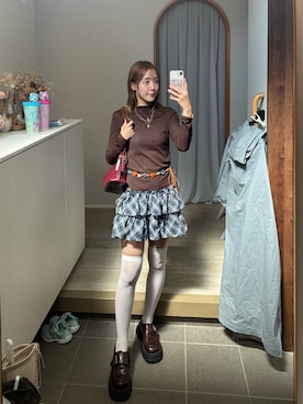 「Avail（アベイル）のアイテム」を使った、𝘻𝘬𝘮さん（レディース・158cm）の秋コーディネート
