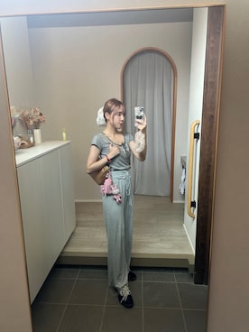 「Reebok（リーボック）のアイテム」を使った、ᶻᵏⁿさん（レディース・158cm）の夏コーディネート