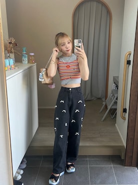 「SKECHERS（スケッチャーズ）のアイテム（シューズ）」を使った、ᶻᵏⁿさん（骨格ウェーブ・レディース・158cm）の夏コーディネート