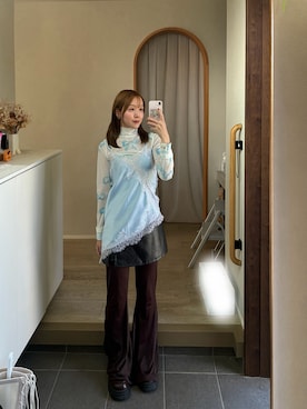 「Avail（アベイル）のアイテム」を使った、𝘻𝘬𝘮さん（レディース・158cm）の秋コーディネート
