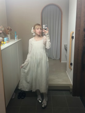 「アイテム（パンプス）」を使った、ᶻᵏⁿさん（レディース・158cm・30代）の夏コーディネート