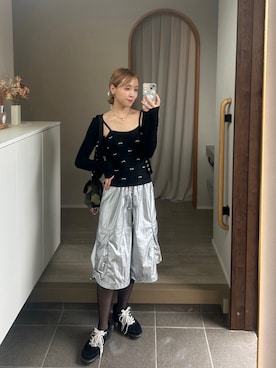 「Reebok（リーボック）のアイテム」を使った、ᶻᵏⁿさん（レディース・158cm）の秋コーディネート