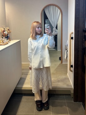 「アイテム（ドレス）」を使った、ᶻᵏⁿさん（レディース・158cm）の冬コーディネート