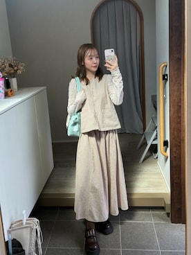 「SM2（エスエムツー）のアイテム」を使った、𝘻𝘬𝘮さん（レディース・158cm）の秋コーディネート