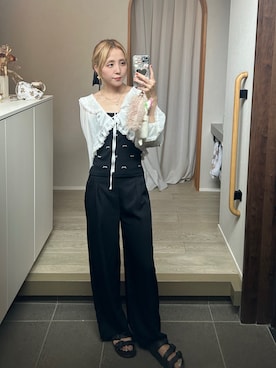 「アイテム（キャミソール）」を使った、ᶻᵏⁿさん（レディース・158cm・30代）の夏コーディネート