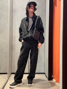 「デニムオンデニム」｜mochimochi.Hさん（メンズ・183cm）の秋コーディネート
