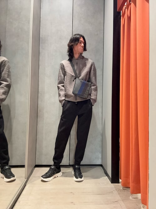 入手困難✨XL相当 アルマーニ ボンバージャケット デニム キルティング 切替 A|X アルマーニ エクスチェンジ】キルティング ボンバー