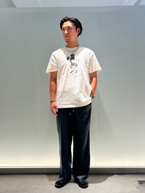 ミッキーマウス / LOVELESS限定プリントTシャツ(バックスタイル