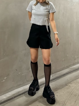 本田祐美絵さん（レディース・154cm）の夏コーディネート