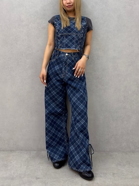 本田祐美絵さん(レディース・154cm)の春コーディネート