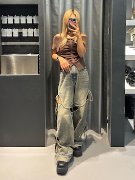 本田祐美絵さん（レディース・154cm）の夏コーディネート