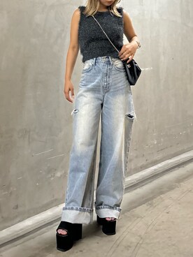 本田祐美絵さん（レディース・154cm）の夏コーディネート