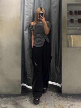 本田祐美絵さん(レディース・154cm)の夏コーディネート