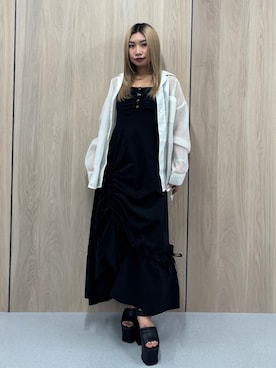 本田祐美絵さん（レディース・154cm）の春コーディネート