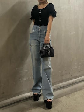 本田祐美絵さん(レディース・154cm)の春コーディネート