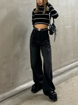 本田祐美絵さん（レディース・154cm）の秋コーディネート