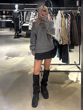 本田祐美絵さん（レディース・154cm）の秋コーディネート