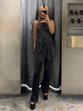 本田祐美絵さん（レディース・154cm）の夏コーディネート