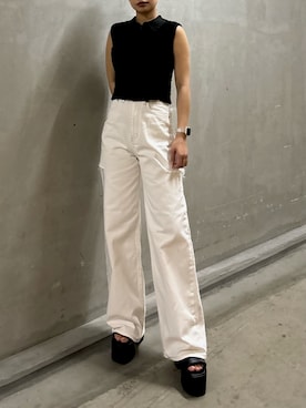 本田祐美絵さん（レディース・154cm）の夏コーディネート