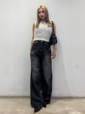 「EMODA（エモダ）のアイテム（パンプス）」を使った、本田祐美絵さん（レディース・154cm）の春コーディネート