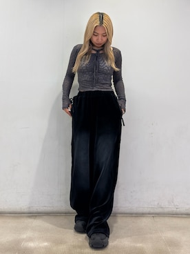 「EMODA（エモダ）のアイテム」を使った、本田祐美絵さん（レディース・154cm）の夏コーディネート