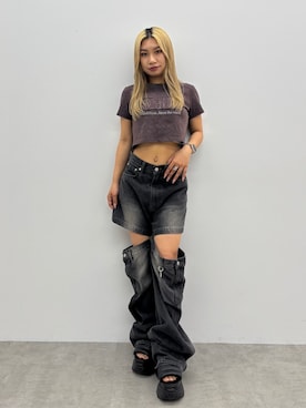 本田祐美絵さん（レディース・154cm）の夏コーディネート