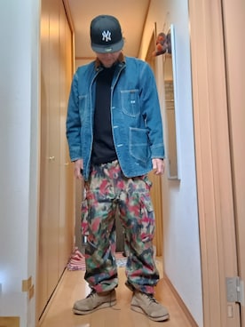 「Lee（リー）のアイテム」を使った、stay046さん（メンズ・178cm）の春コーディネート